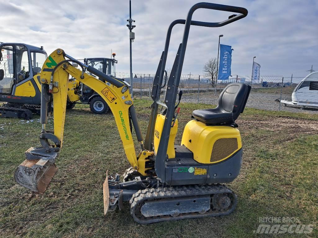 Wacker Neuson 803 Paletli ekskavatörler