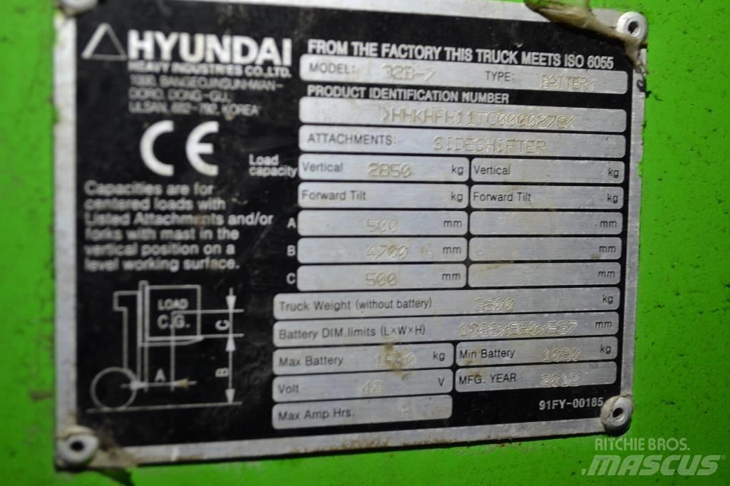 Hyundai 32 B-7 Elektrikli forkliftler