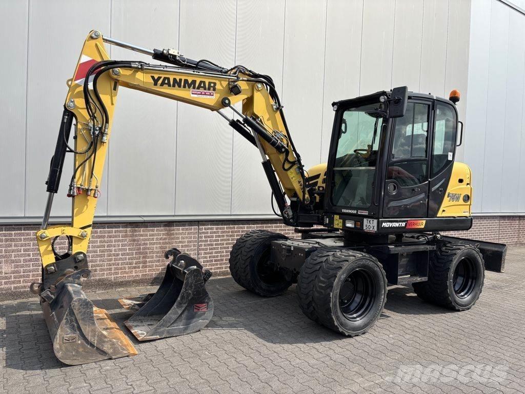Yanmar B75W Lastik tekerli ekskavatörler