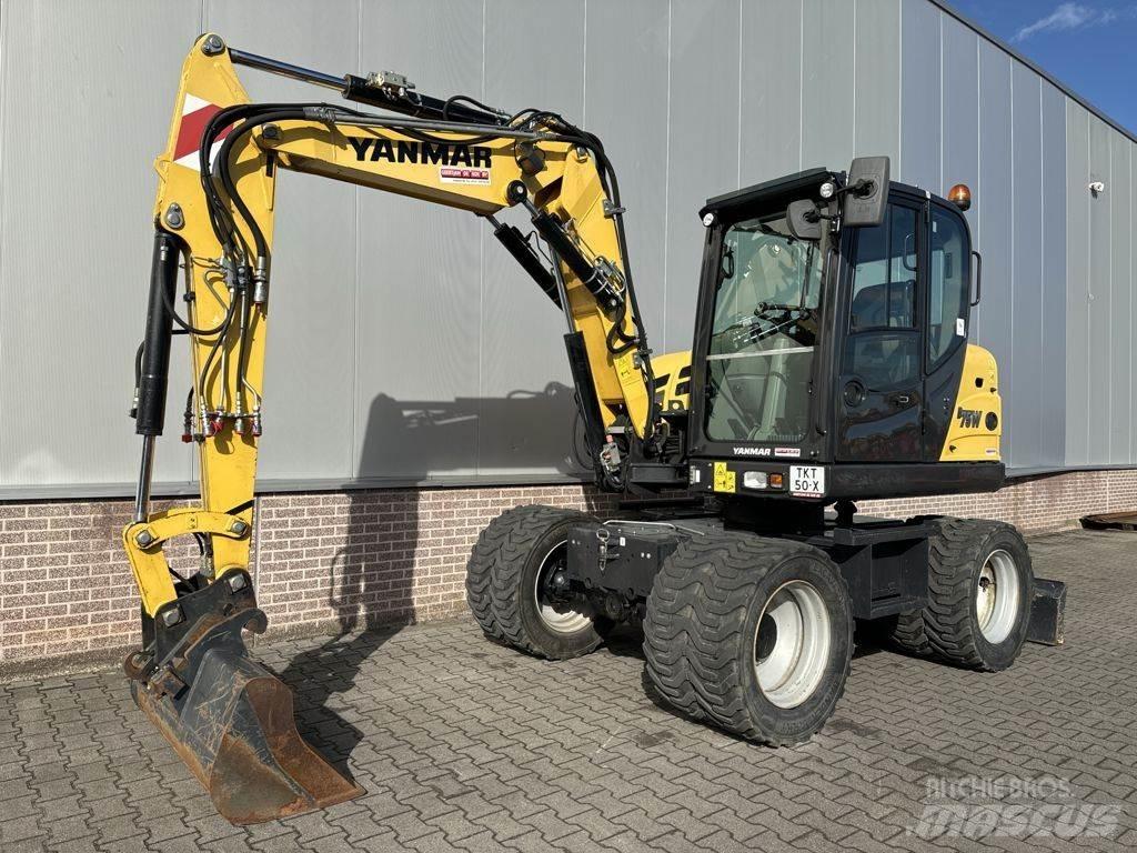 Yanmar B75W Lastik tekerli ekskavatörler