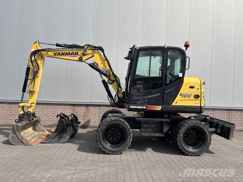 Yanmar B75W Lastik tekerli ekskavatörler
