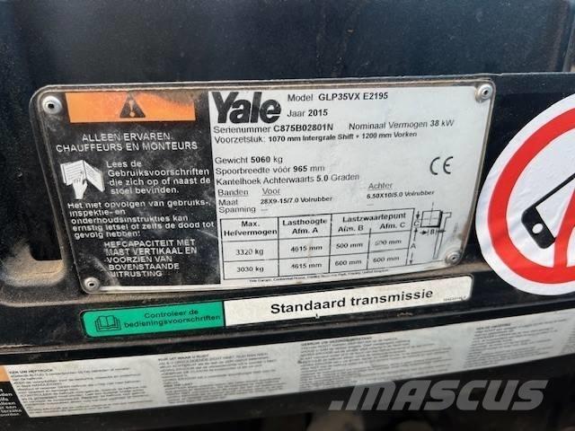 Yale GLP 35 VX | 2015 LPG'li forkliftler
