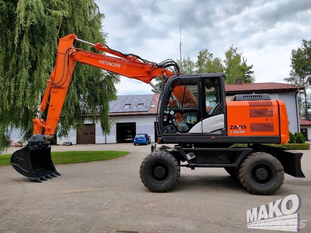 Hitachi ZX 140 W-5 Lastik tekerli ekskavatörler