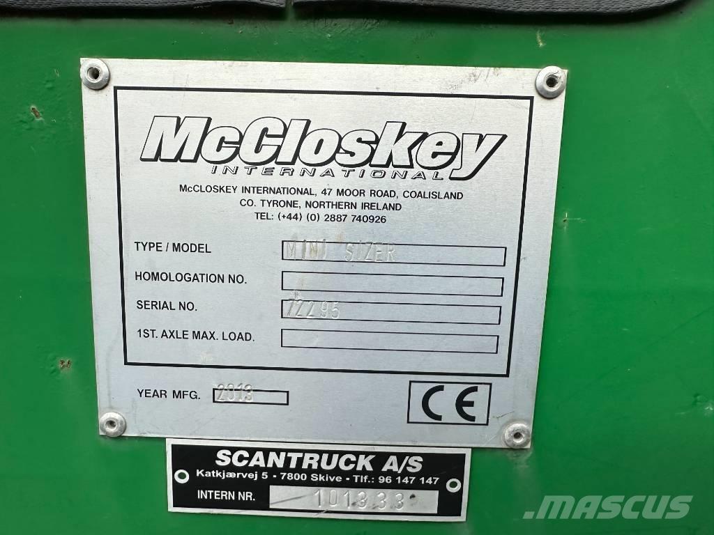McCloskey MINI SIZER Gezer kırıcılar