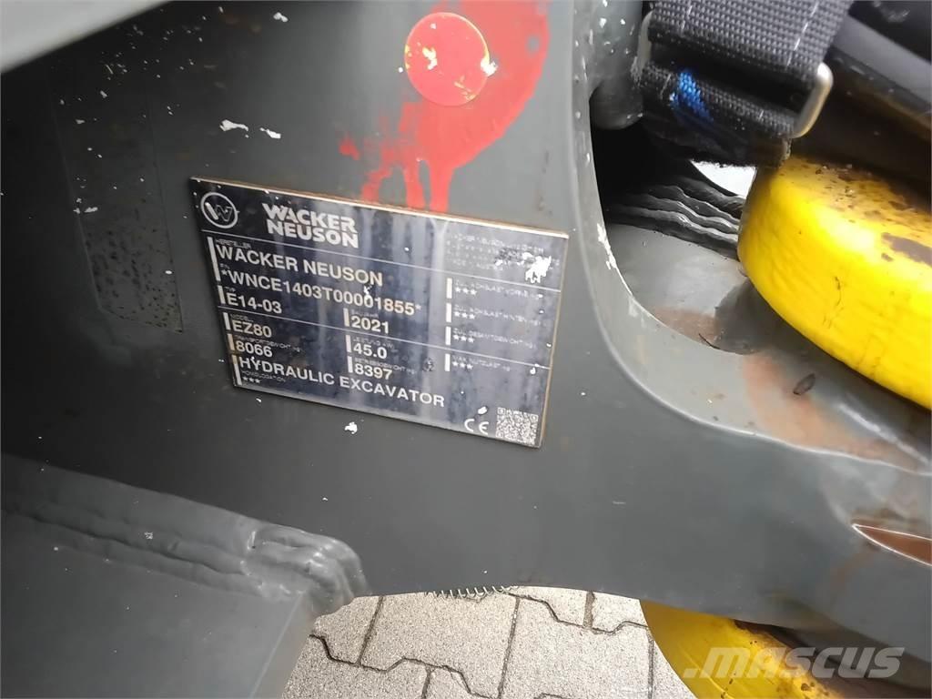 Wacker Neuson EZ80 Paletli ekskavatörler