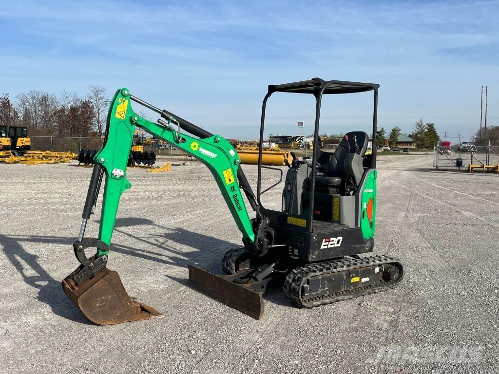 Bobcat E 20 Mini ekskavatörler, 7 tona dek