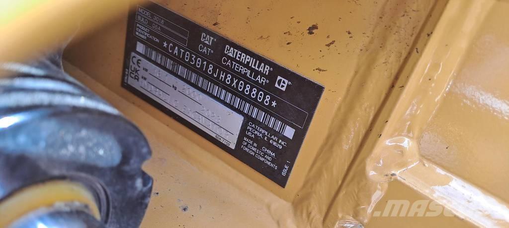 CAT 301.8 Mini ekskavatörler, 7 tona dek
