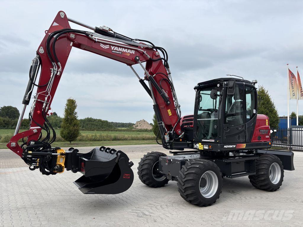 Yanmar YAN B110W Lastik tekerli ekskavatörler