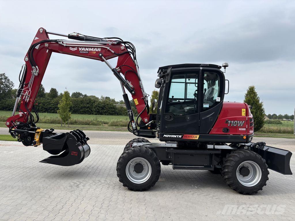 Yanmar YAN B110W Lastik tekerli ekskavatörler