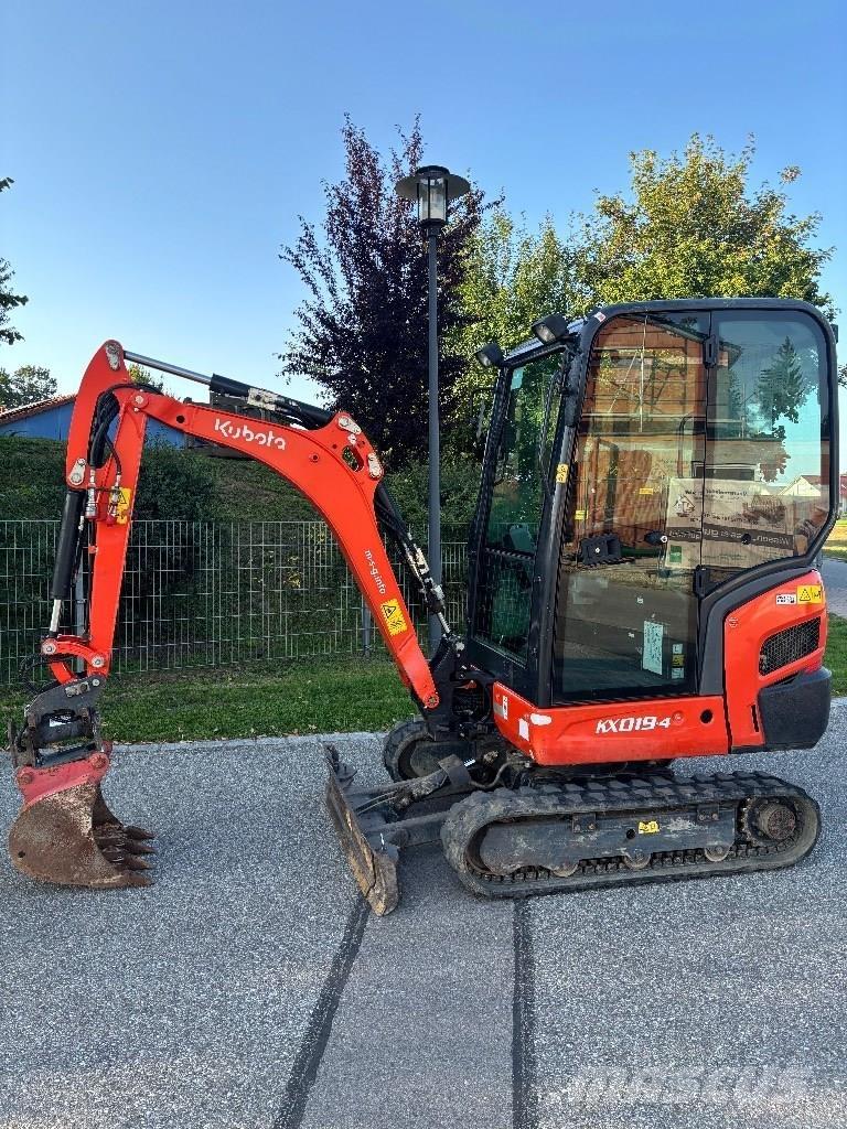 Kubota KX 019-4 Mini ekskavatörler, 7 tona dek
