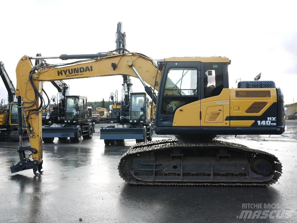 Hyundai HX 140 HW Paletli ekskavatörler