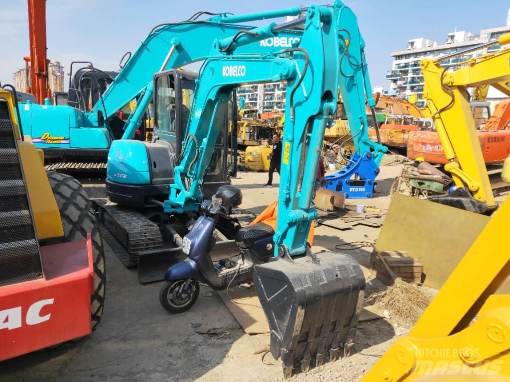 Kobelco SK 55 SR Mini ekskavatörler, 7 tona dek