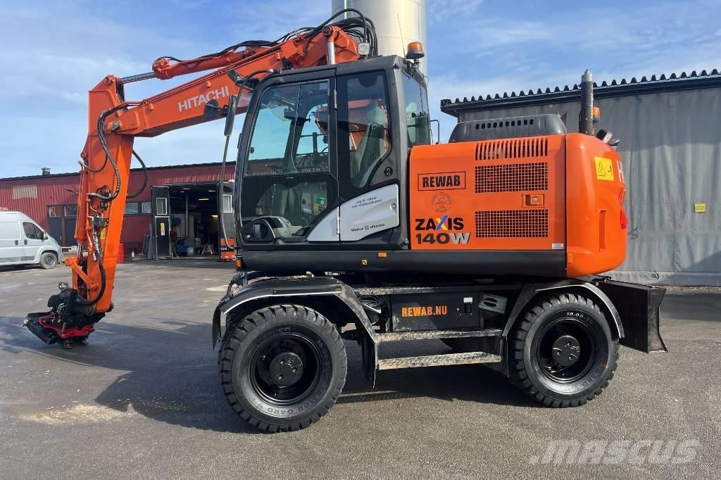 Hitachi ZX 140 W-5 Lastik tekerli ekskavatörler