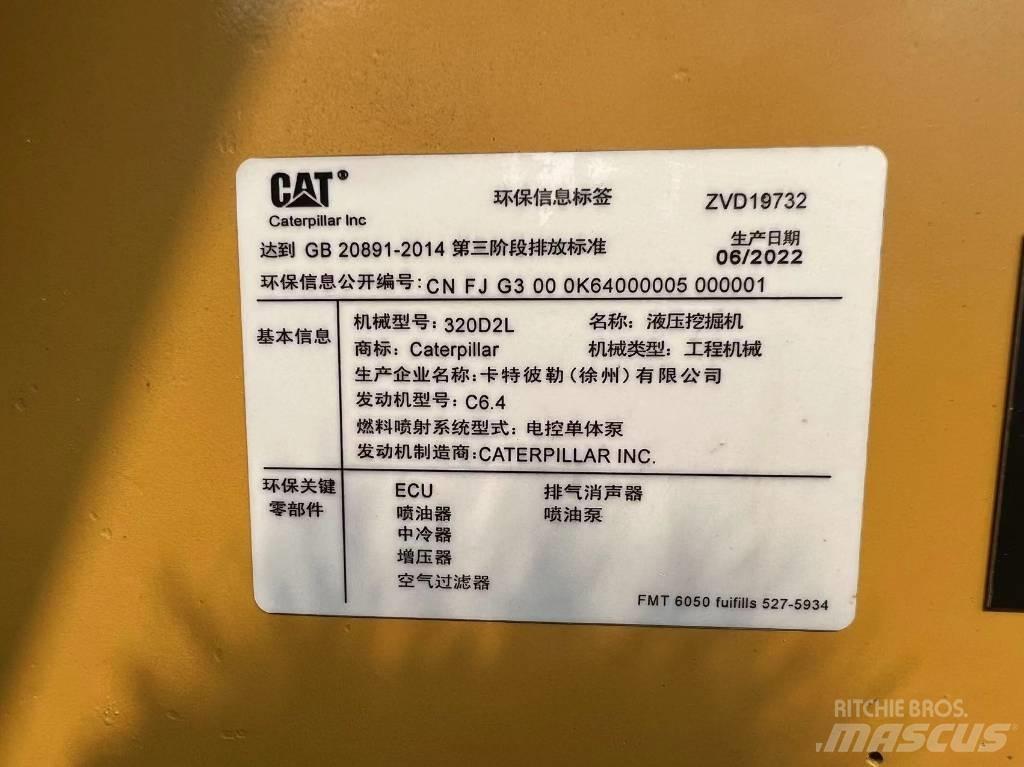 CAT 320 D Paletli ekskavatörler