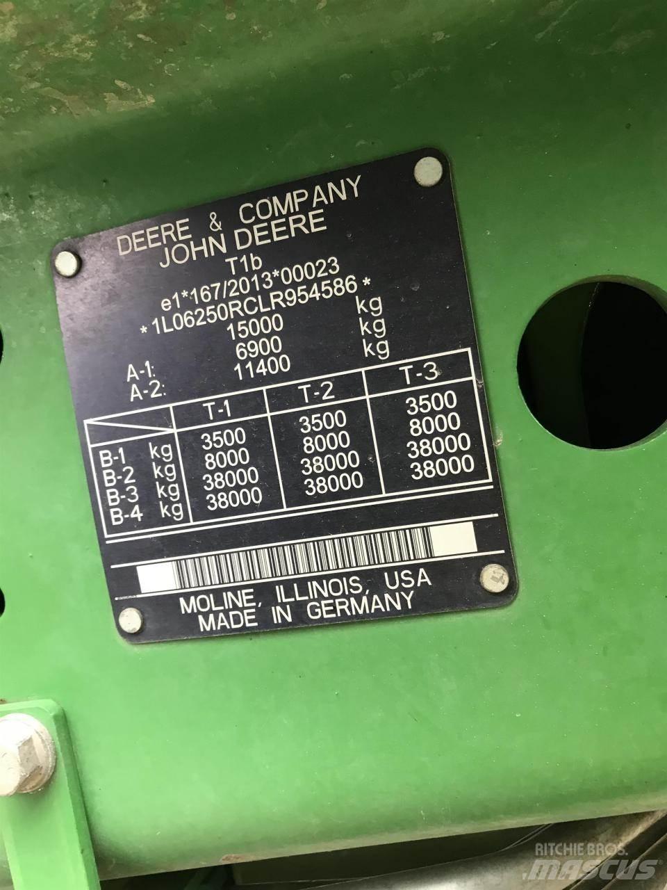 John Deere 6250R Traktörler