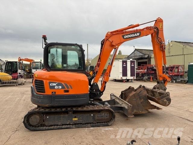 Doosan DX 63-3 Mini ekskavatörler, 7 tona dek