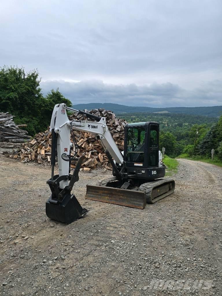 Bobcat E45 Mini ekskavatörler, 7 tona dek