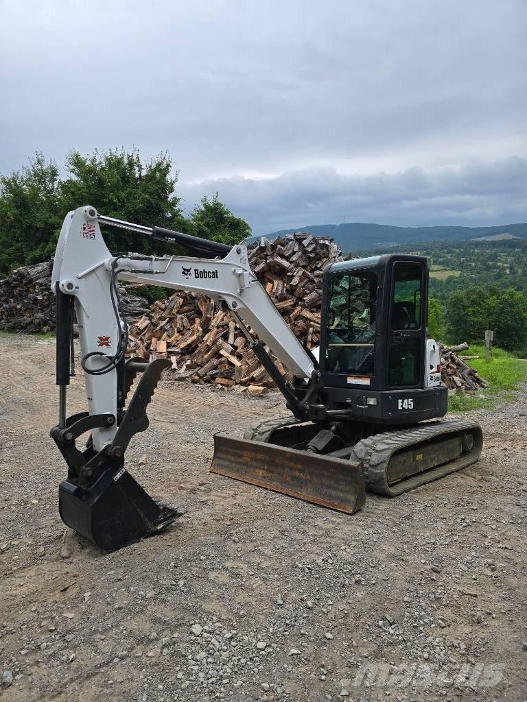 Bobcat E45 Mini ekskavatörler, 7 tona dek