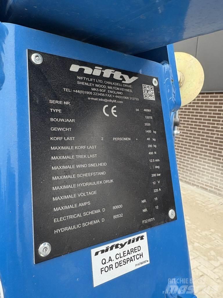 Niftylift 120t Tekerlekli platformlar