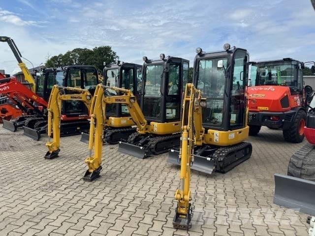 Komatsu PC 16 Mini ekskavatörler, 7 tona dek
