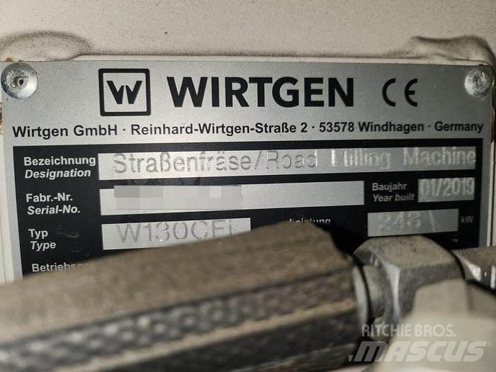 Wirtgen W130CFi Beton kesiciler