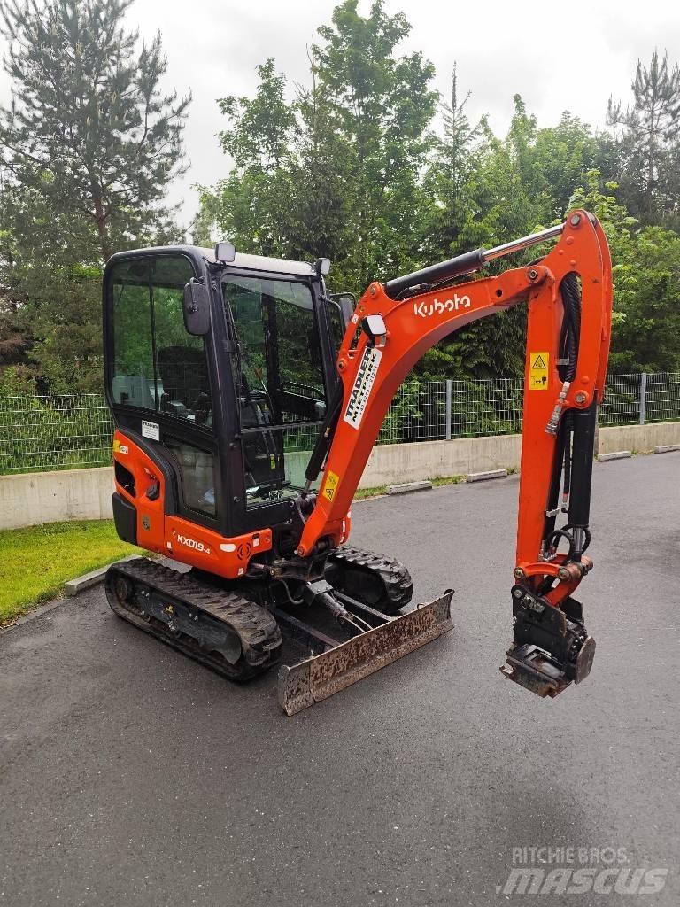 Kubota KX 019-4 Mini ekskavatörler, 7 tona dek
