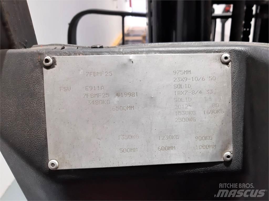 Toyota 7FBMF25 Elektrikli forkliftler