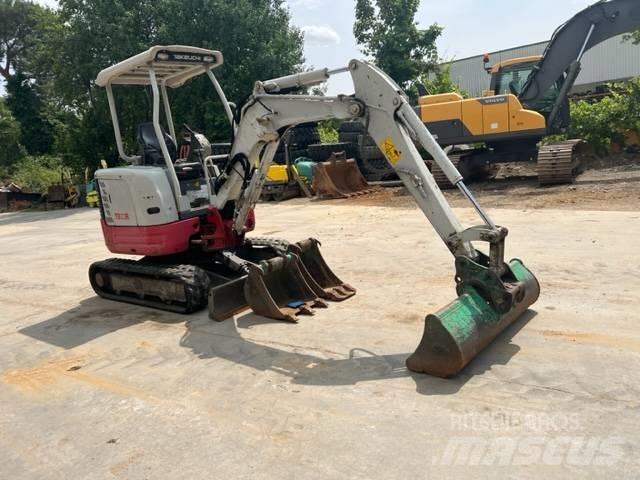 Takeuchi TB23R Mini ekskavatörler, 7 tona dek