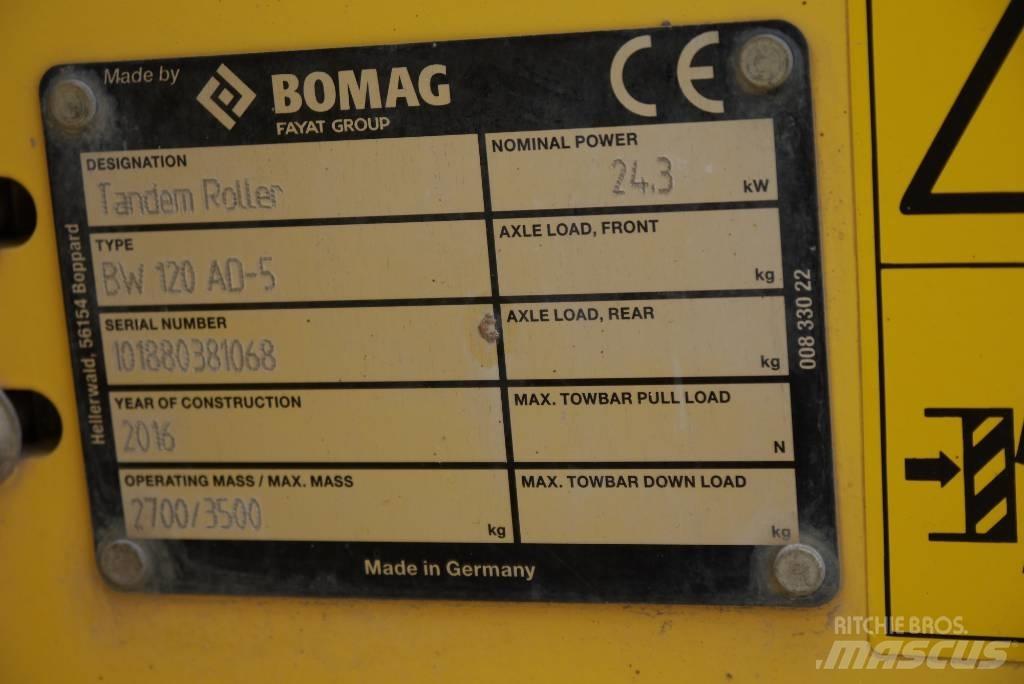Bomag BW 120 AD-5 Çift tamburlu silindirler