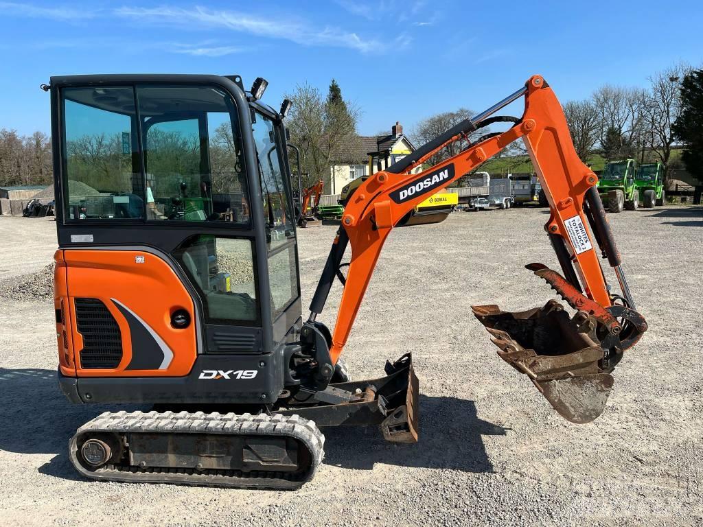 Doosan DX 19 Mini ekskavatörler, 7 tona dek