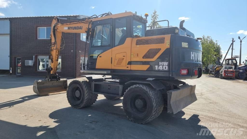 Hyundai HW 140 Lastik tekerli ekskavatörler