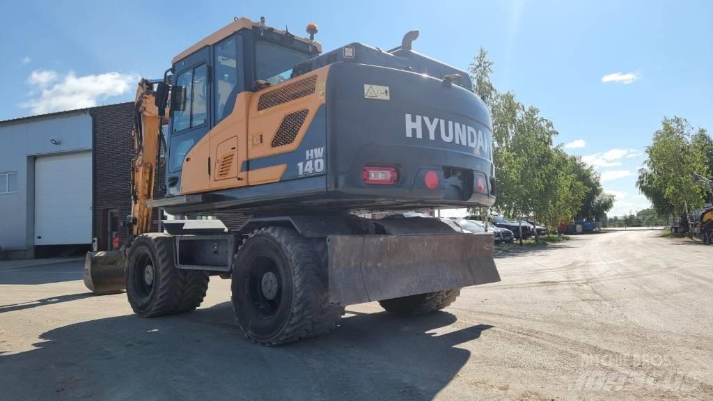 Hyundai HW 140 Lastik tekerli ekskavatörler