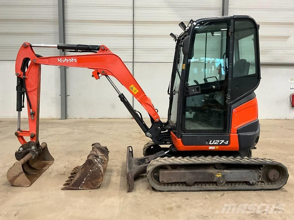Kubota U 27-4 Mini ekskavatörler, 7 tona dek