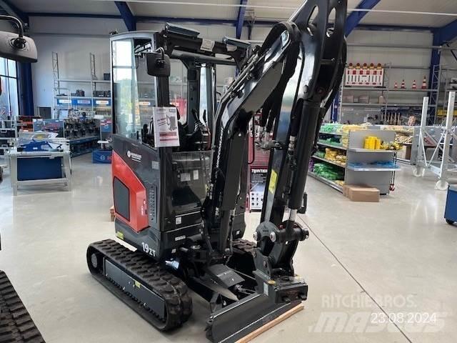 Eurocomach 19ZT Mini ekskavatörler, 7 tona dek