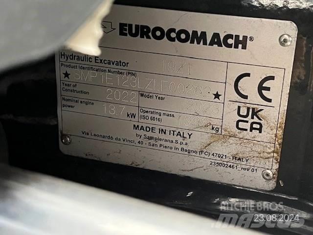Eurocomach 19ZT Mini ekskavatörler, 7 tona dek