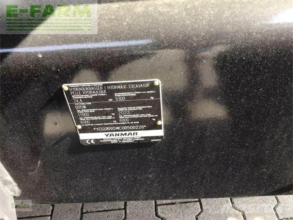 Yanmar b95w/5 Lastik tekerli ekskavatörler