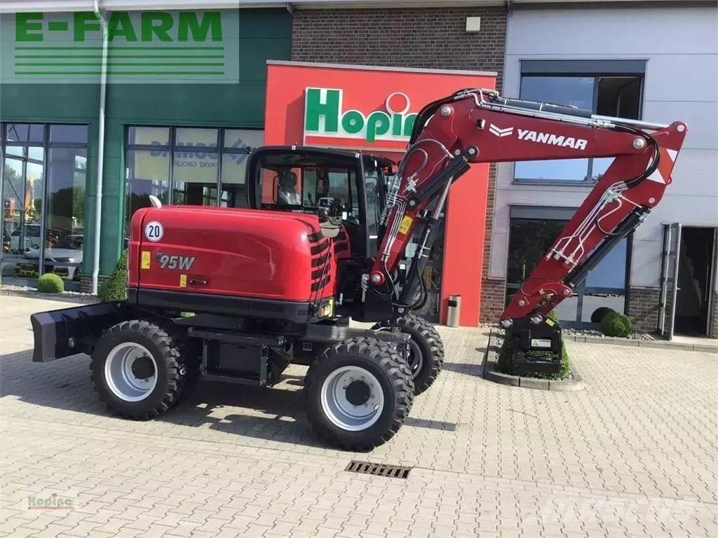 Yanmar b95w/5 Lastik tekerli ekskavatörler