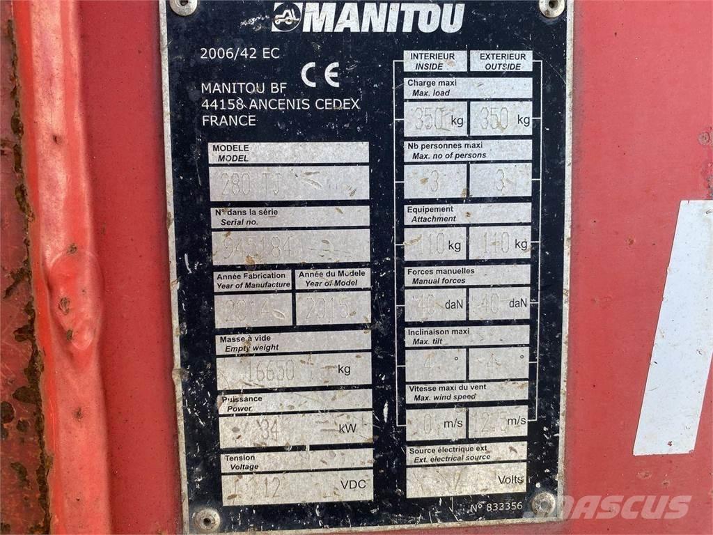 Manitou 280TJ Körüklü personel platformları