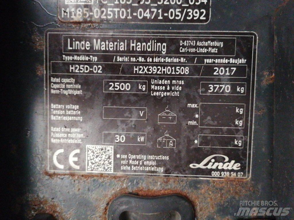 Linde H25D-02 Dizel forkliftler