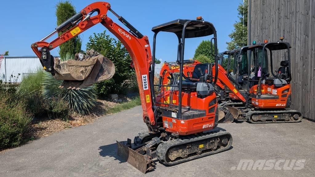 Kubota U 17-3 Mini ekskavatörler, 7 tona dek