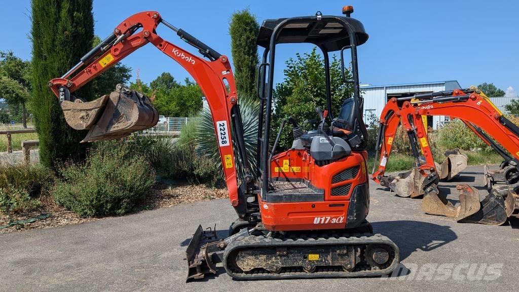 Kubota U 17-3 Mini ekskavatörler, 7 tona dek