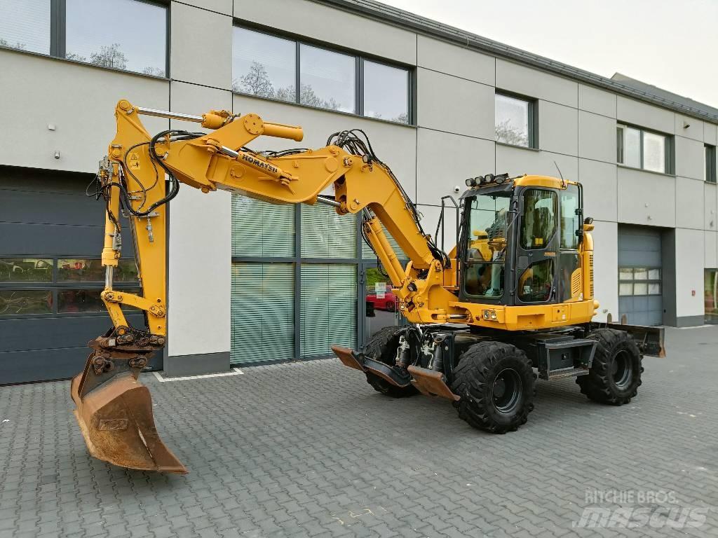 Komatsu PW118 MR-11 Lastik tekerli ekskavatörler