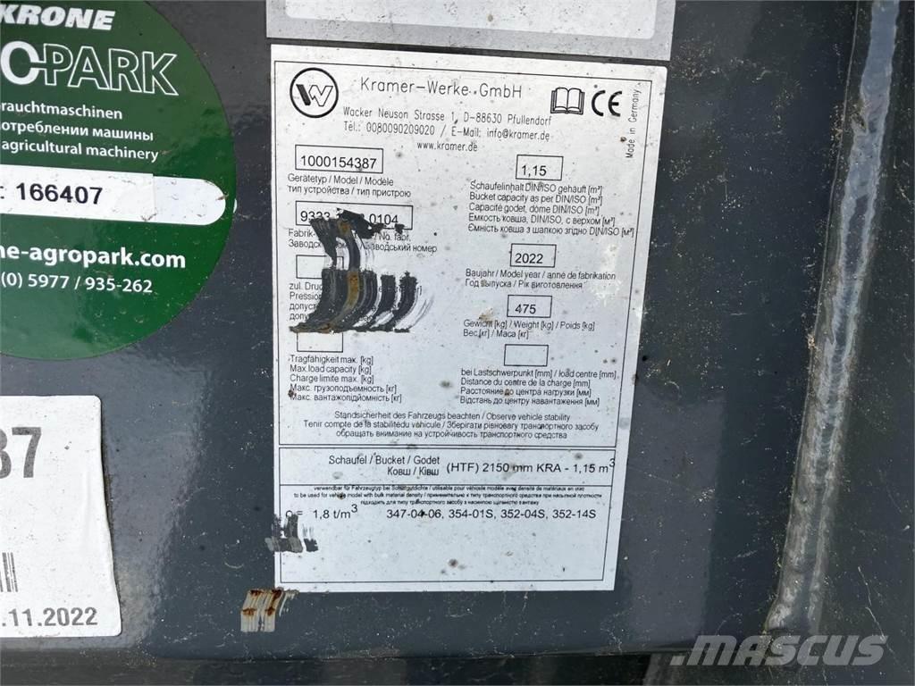Kramer 2150 mm Ön yükleyici atasmanlar