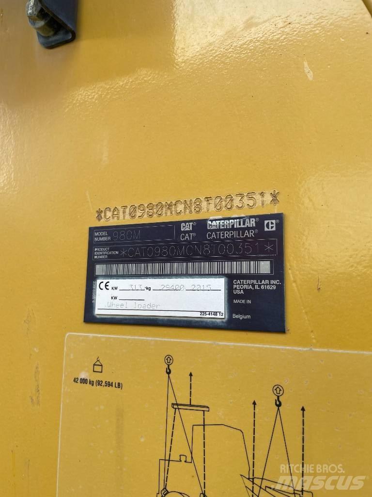 CAT 980M Tekerlekli yükleyiciler