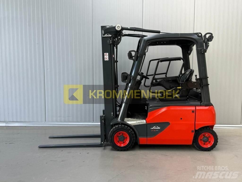 Linde E 16 P-02 Elektrikli forkliftler