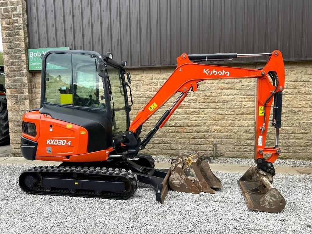 Kubota KX030-4 Mini ekskavatörler, 7 tona dek
