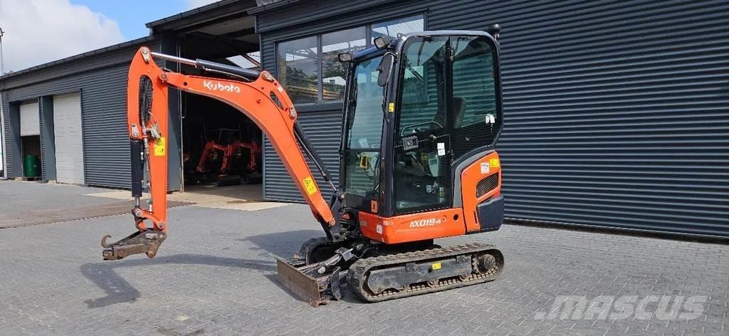 Kubota KX019-4 Mini ekskavatörler, 7 tona dek