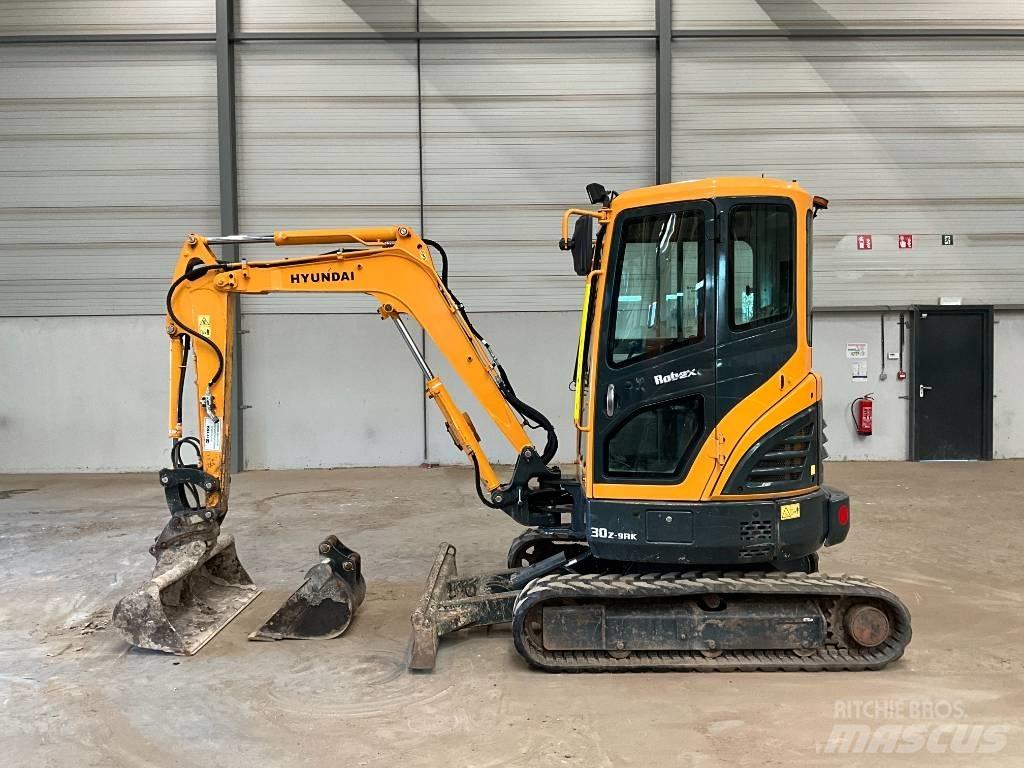 Hyundai R30 Z-9AK Mini ekskavatörler, 7 tona dek