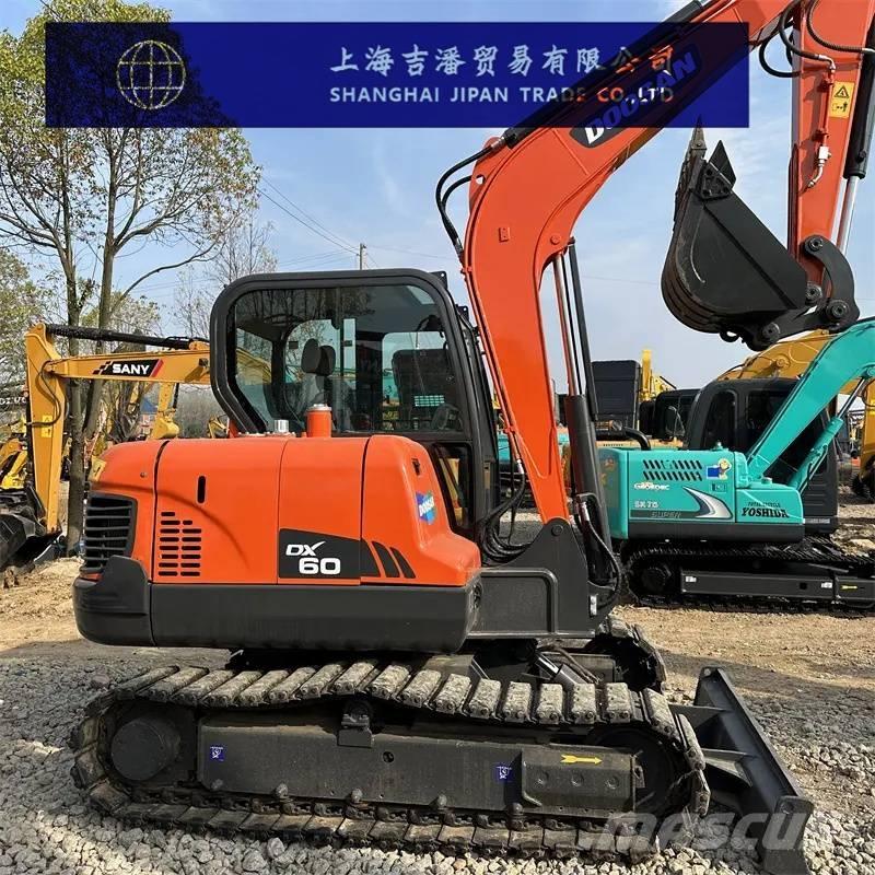 Doosan DX 60 Mini ekskavatörler, 7 tona dek