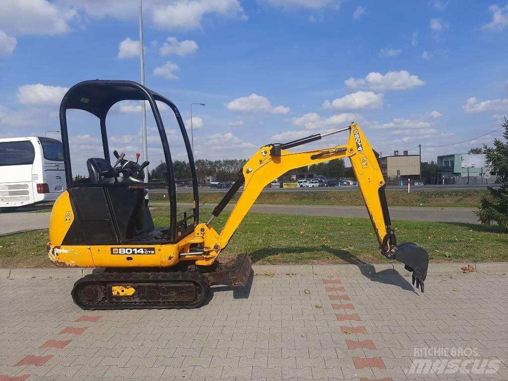JCB 8014 CTS Mini ekskavatörler, 7 tona dek